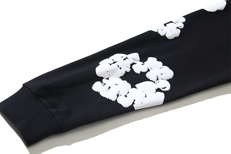 802# P196 Real shot DENIM TEARS main line Kapok foam printed American hooded sweatshirt Fabric 380g pure cotton terry cloth Color: black gray black-gray red dark green royal blue orange pink light blue carbon gray color blue white purple lake blue code number: S M L XL